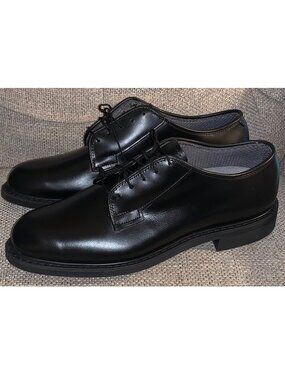 CAPPS Men’s Size 9D Airlite Uniform Black Dress Oxford Shoes 90258 Vibram USA